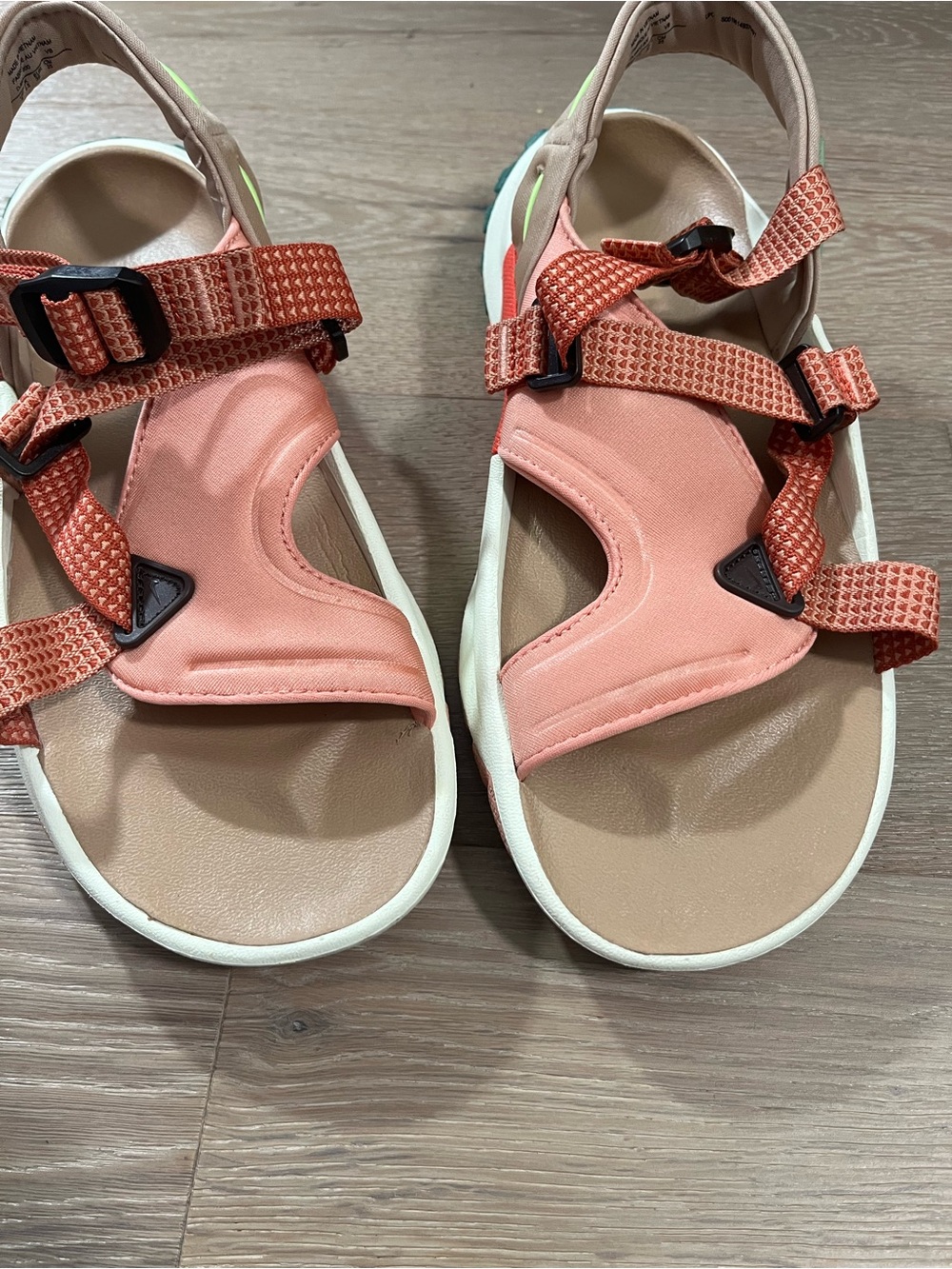 Nike Oneonta Strappy Trail Sandals Light Madder Root Pink Orange Size 8 - Picture 3 of 7
